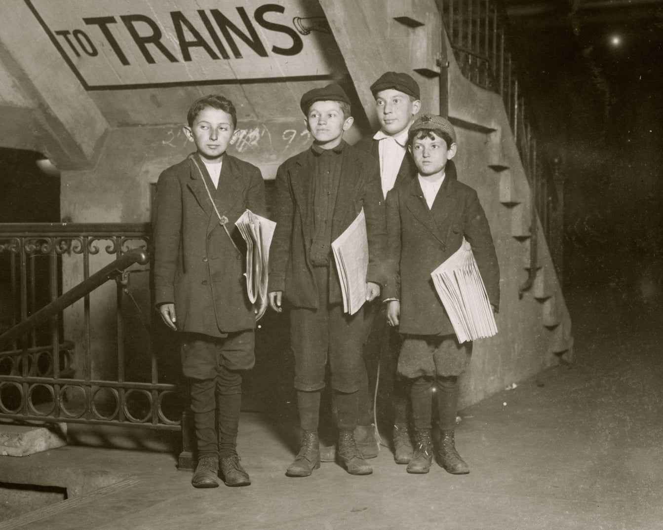 Jewish Newsboys in South Philadelphia